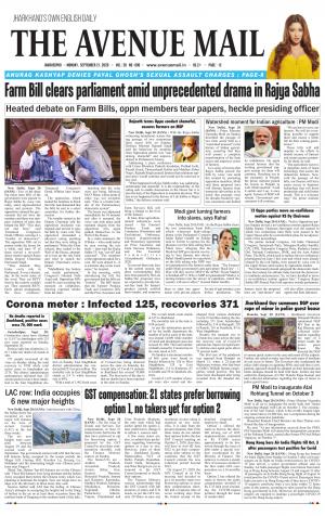 The Avenue Mail, September 21st, 2020