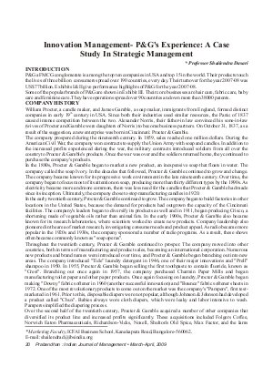 PIJM-March-April09-Article2-Innovation Management