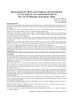 Prabandhan: Indian Journal of Management