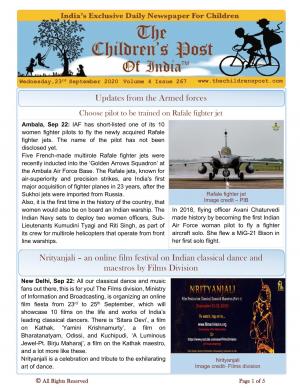 The Children's Post, 23rd September, 2020