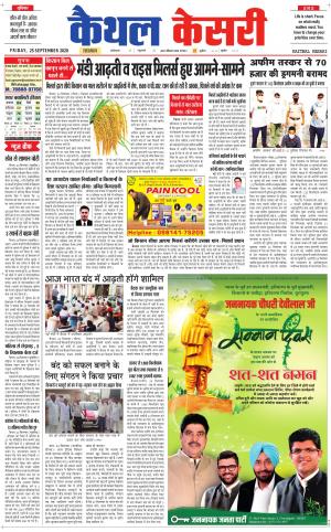 Punjab kesari / Haryana kaithal kesari