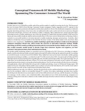 IJM-February2011-Article5-Conceptual Framework of Mobile Marketing