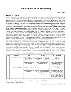 IJM-March11-Article4-Unethical Issues In Advertising