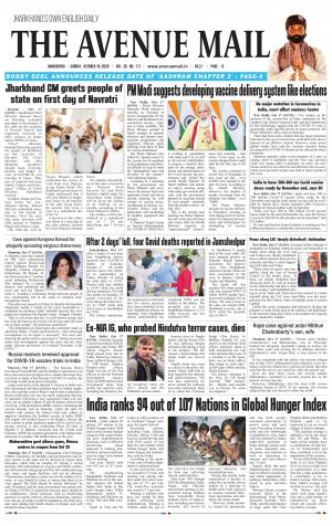 The Avenue Mail, October 18th, 2020