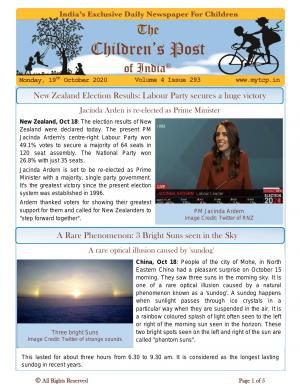 The Children's Post, 19th October 2020