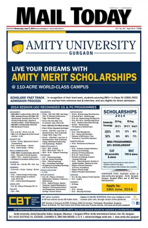 Mail Today, 11 June, 2014