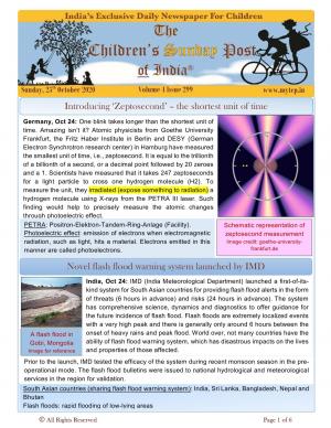 The Children's Post, 25th Oct 2020