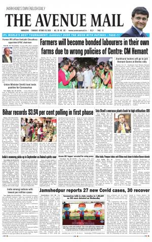 The Avenue Mail, October 29th, 2020