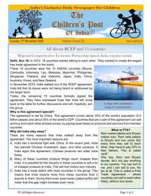 The Children's Post, 17th Nov, 2020