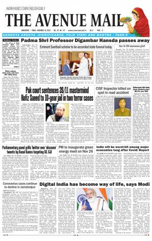 The Avenue Mail, November 20th, 2020