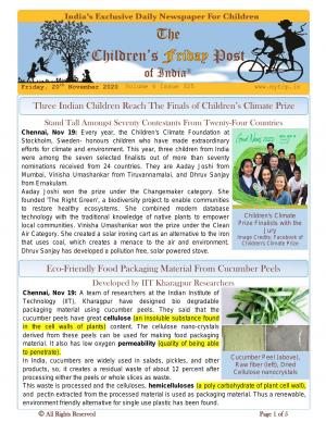 The Children's Post, 20th November 2020