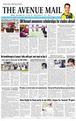 The Avenue Mail, December 4th, 2020