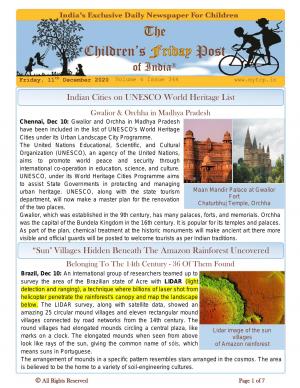 The Children's Post, 11th December 2020