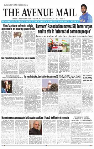 The Avenue Mail, December 12th, 2020