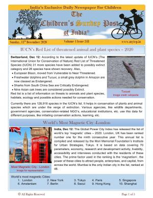 The Children's Post, 13th Dec 2020