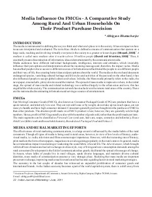 IJM-June11-Article3-Media Influence On FMCGs