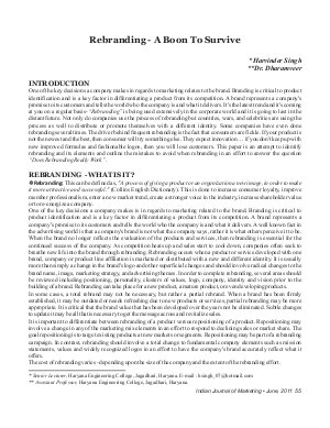 IJM-June11-Article7-Rebranding - A Boon To Survive