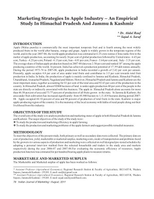 IJM-Aug11-Article12-Marketing Strategies In Apple Industry