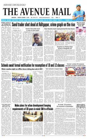 The Avenue Mail, December 17th, 2020