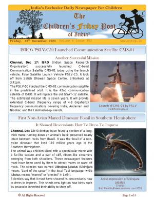 The Children's Post, 18th December 2020