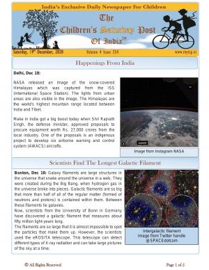 The Children's Post, 19th December 2020