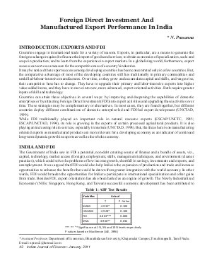 IJF-Jan11-Article6-Foreign Direct Investment And Manufactured Export Performance In India