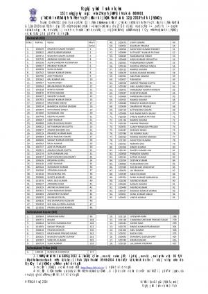 Bihar PSC Declare Result of Section Officer (Limited) Competitive Examination