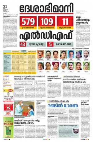 Alappuzha,31st December 2020