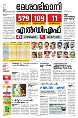 Malappuram, 31th December 2020