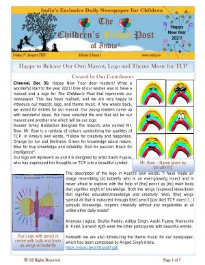 The Children's Post, 1st January 2021