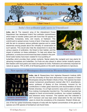 The Children's Post 3rd Jan 2021