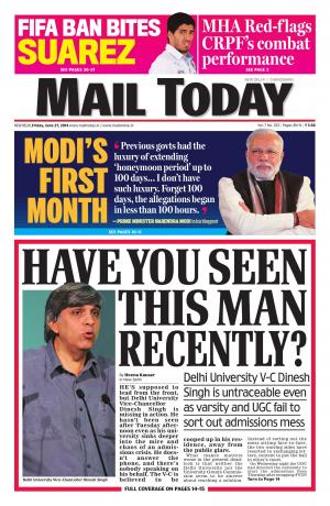 Mail Today June 27, 2014 