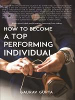 How to become a top performing individual