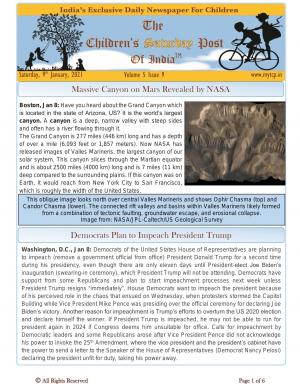 The Children's Post, 9th January 2021