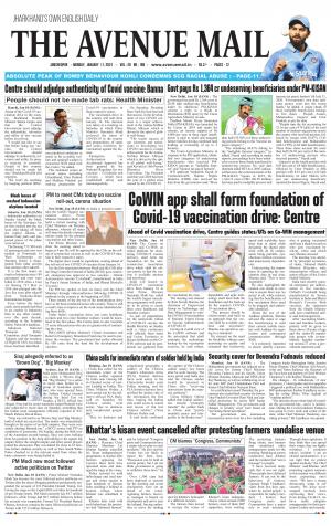 The Avenue Mail, January 11th, 2020