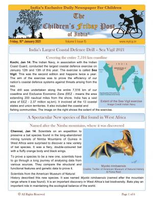 The Children's Post, 15th January 2021