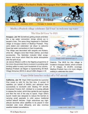 The Children's Post, 20th January, 2021