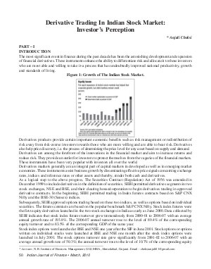 IJF-March10-Article6-Derivative Trading In Indian Stock Market : Investor's Perception