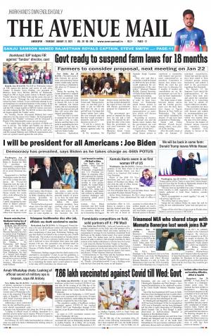 The Avenue Mail, January 21st, 2020