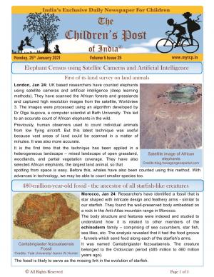 The Children's Post, 25th January 2021