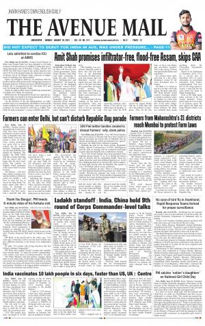 The Avenue Mail, January 25th, 2020