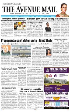 The Avenue Mail, February 4th, 2021