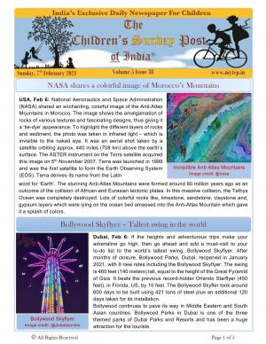 The Children's Post, 7th Feb 2021