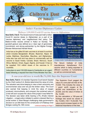 The Children's Post, 9th Feb, 2021