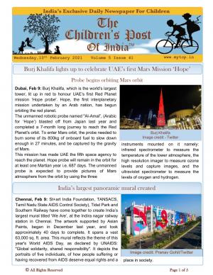 The Children's Post, 10th February, 2021