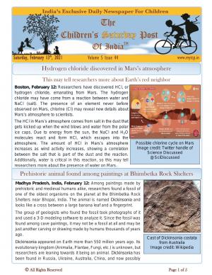 The Children's Post, 13th February 2021