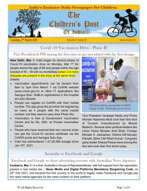 The Children's Post, 2nd March, 2021