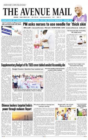 The Avenue Mail, March 2nd, 2021