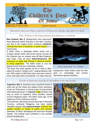 The Children's Post, 3rd March, 2021