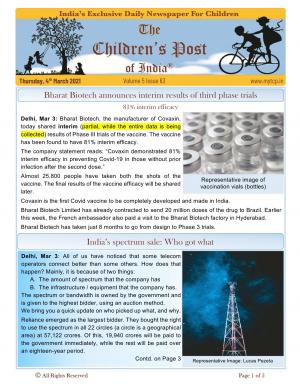 The Children's Post, 4th March 2021